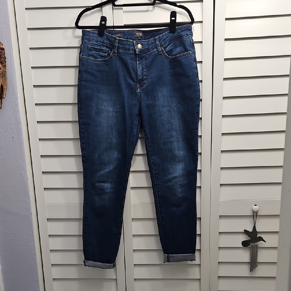 NWOT NYDJ Dark Blue Ankle Jeans 10